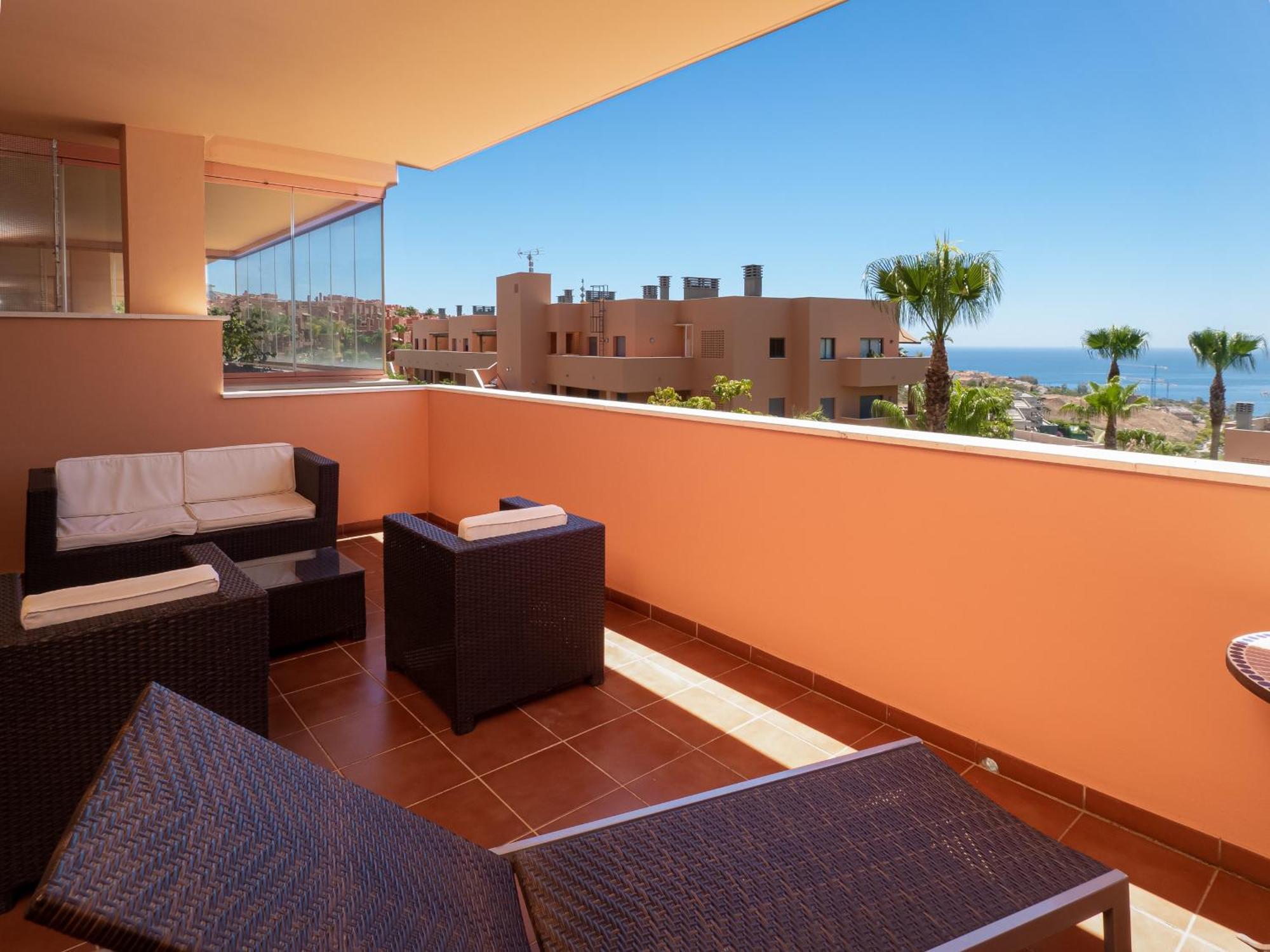 2055-Superb 2Bedrooms Apt, Gibraltar And Sea View Manilva Exteriér fotografie
